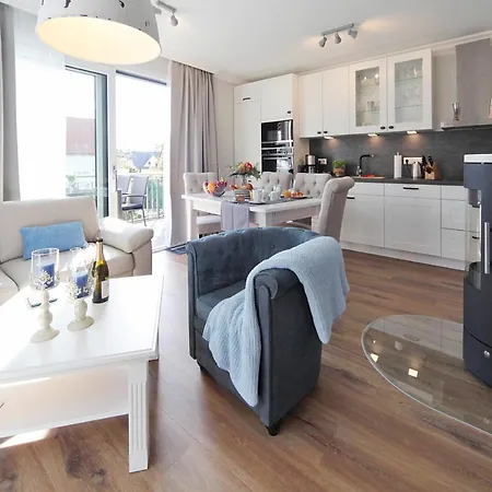 Апартаменты Salzluft Mit Sauna Цингст